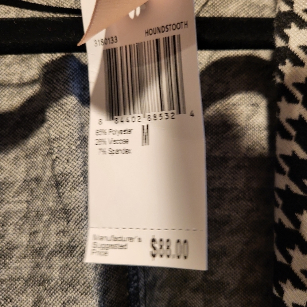 Philosophy Republic Clothing Cardigan Black and White Houndstooth Size Medium - Picture 5 of 6